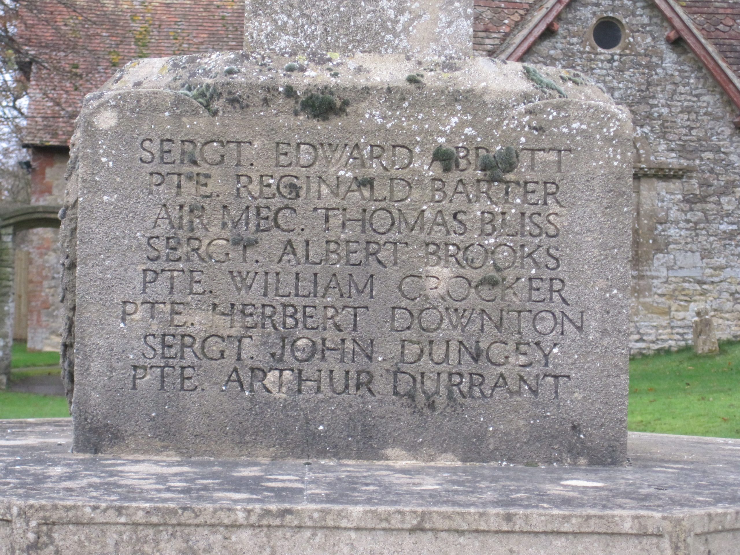 The War Memorial Milborne Port History and Heritage Group